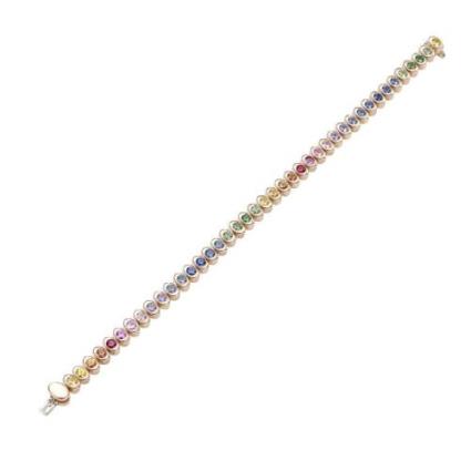 Gemstone sales tennis bracelet